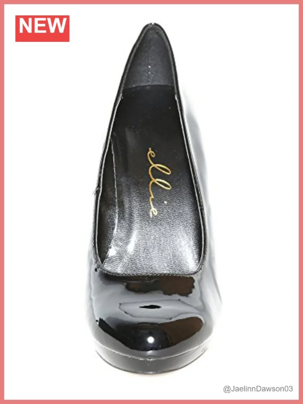 Faux Leather Dress Pump with Stiletto Heel